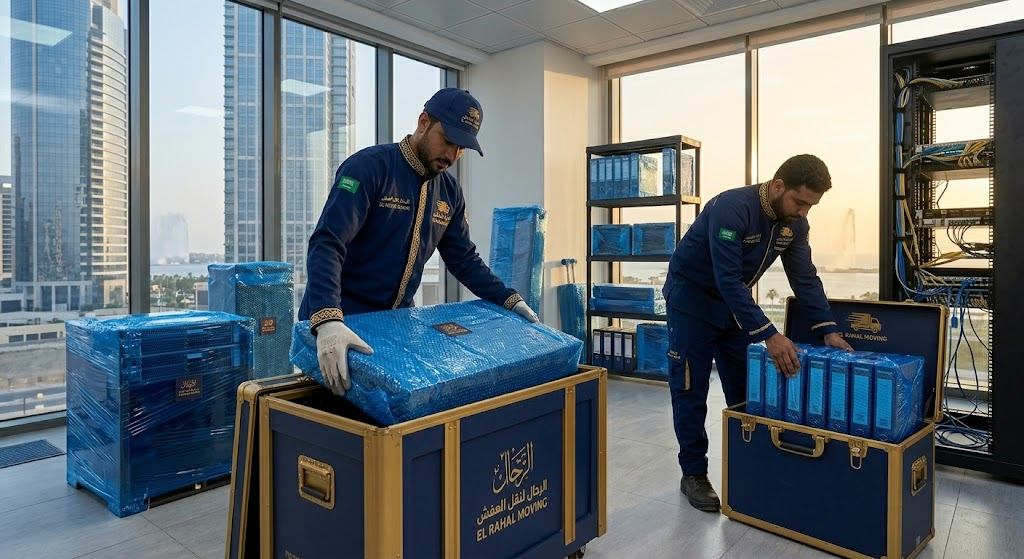 مشرف الرحال يراجع قائمة الجرد قبل التحميل بجدة