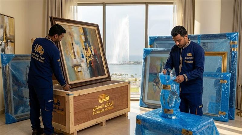 مستودع تخزين آمن للأثاث مع شركة الرحال في جدة — حي العمارية