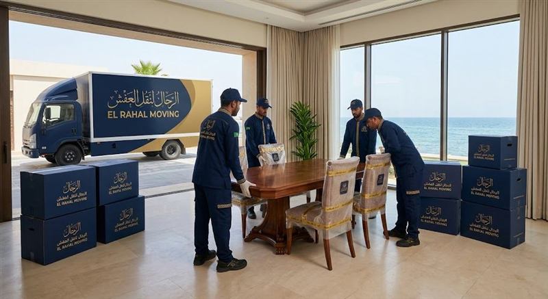 عملية نقل عفش فيلا كاملة في أحياء شمال جدة — حي غليل