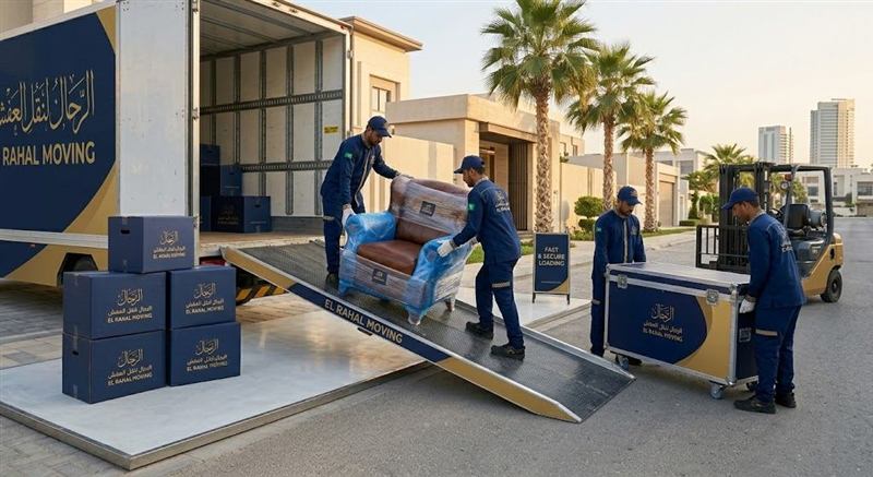 شاحنات نقل عفش الرحال جاهزة للتوجه إلى أي حي في جدة — حي بترومين